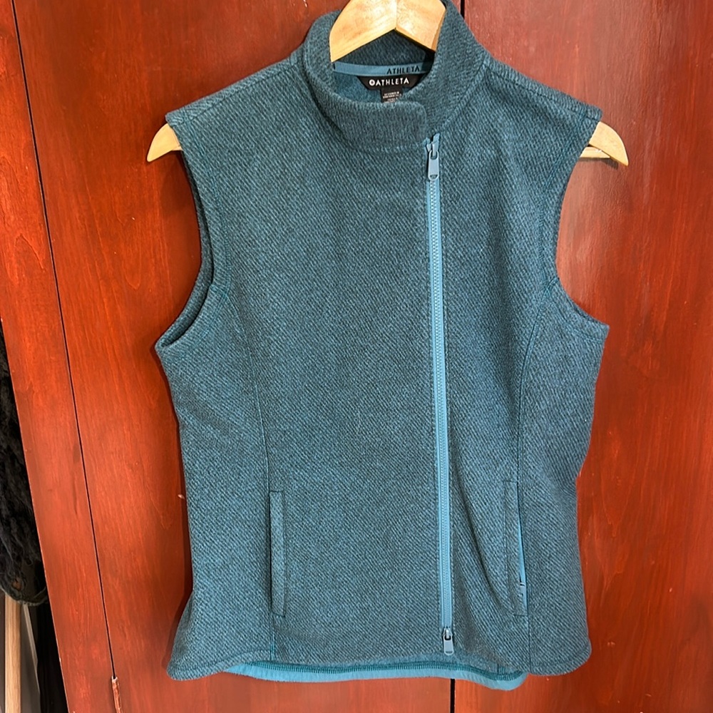 Athleta Medium Stroll Fleece Moto Women’s Vest
